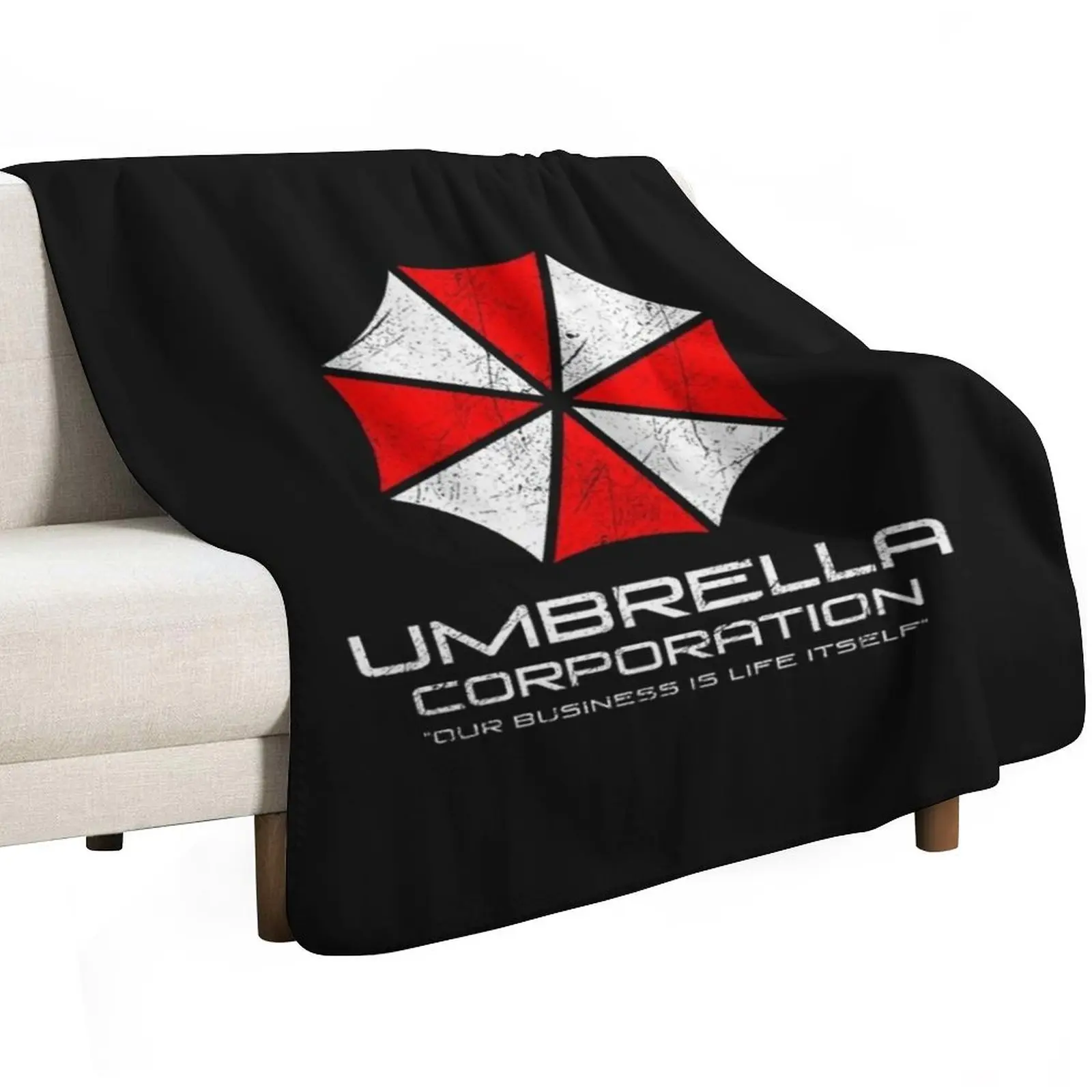 Umbrella Corporation Throw Blanket Hairys bed plaid blankets ands Weighted Luxury St Beautifuls Blankets
