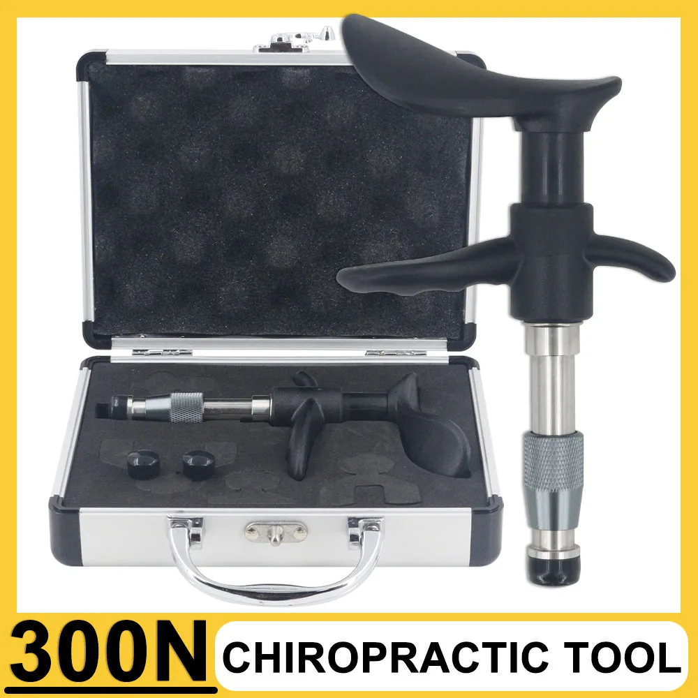 

300N Manual Chiropractic Adjustment Tool For Spine New Portable Back Massager Cervical Spine Correction Massage Gun