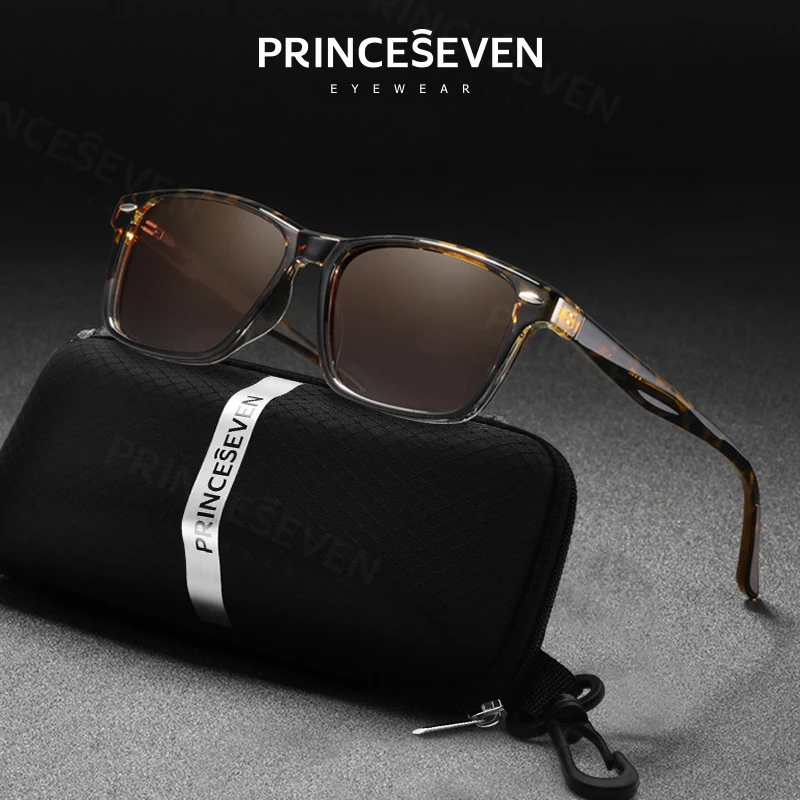 

PRINCESEVEN Polarized Sunglasses Women Men TR90 Frame Gradient Lens Fashion Square Vintage Sun Glasses Unisex UV400 Gafas De Sol