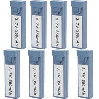 3.7V 350mAh Original JJRC H107 Battery Spare Parts Rechargeable Lipo RC Drone Quadcopter Accessory Mini Drone Battery Accessory