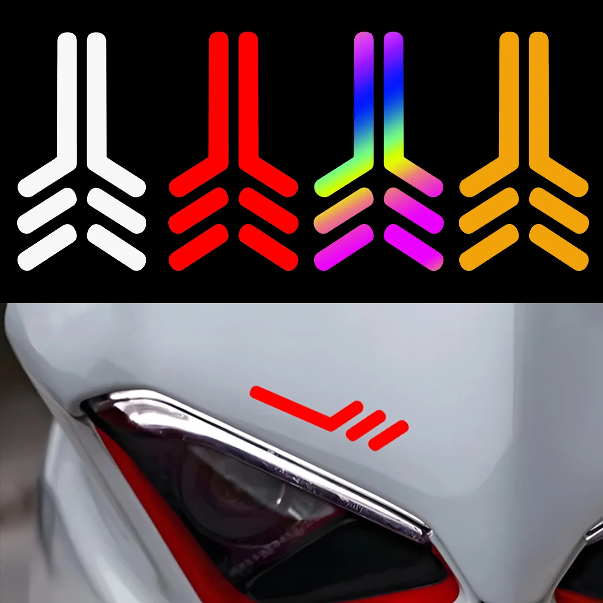 

Наклейки на голову мотоцикла, ограниченное количество виниловых светоотражающих шлемов, аксессуары для тела скутера, украшения, наклейки для тела