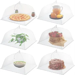 Folding Food Mesh Cover Tent Home Dining Table Kitchen Counter Meal Vegetable Fruit Umbrella Breathable Insect-proof Food Cover