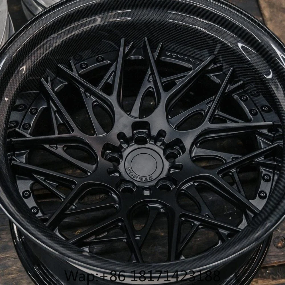 【Hot】Custom Trinity 3‑Piece Forged Rims RFG21 Style Mesh Wheels for Lamborghini Urus for Ferrari F8 for Model S Plaid - view 4