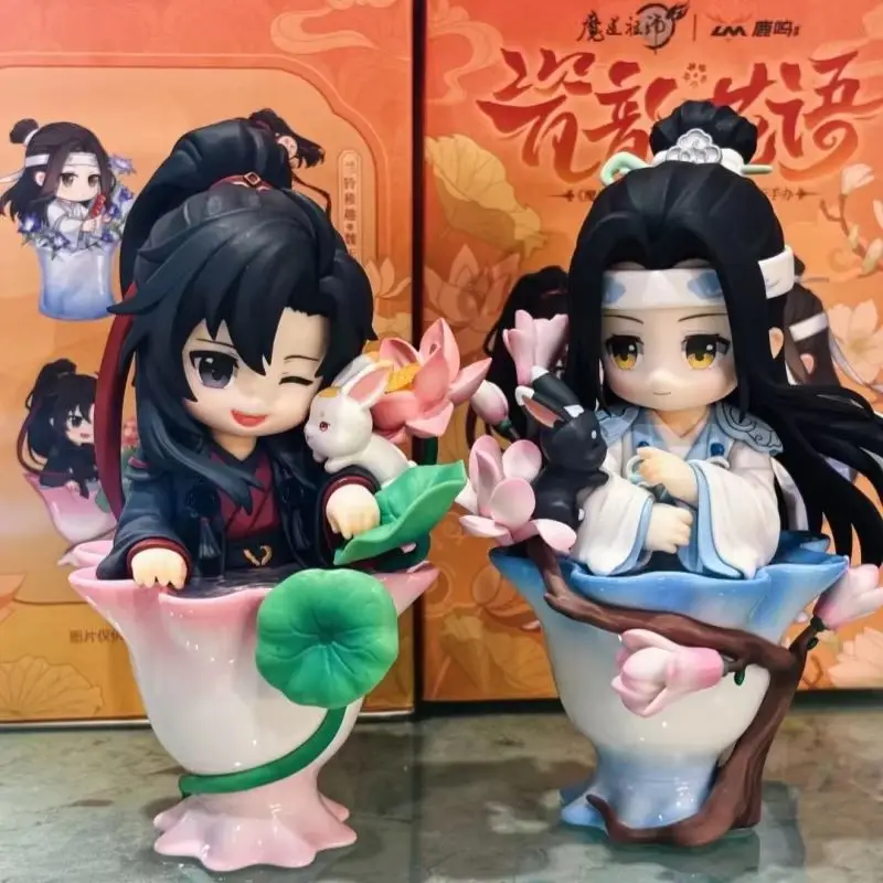 Neue The Grandmaster Of Demonic Cultivation Porzellan Rhyme Flower Language Series Blind Box Toy Q-Version Figur Collect