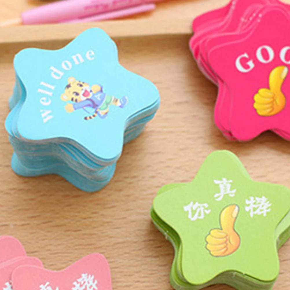 

100 шт. похвальные карты для дружбы, бумажные награды, бирки, инструменты для мотивационного обучения, классный образовательный помощник, карточка для точки зрения