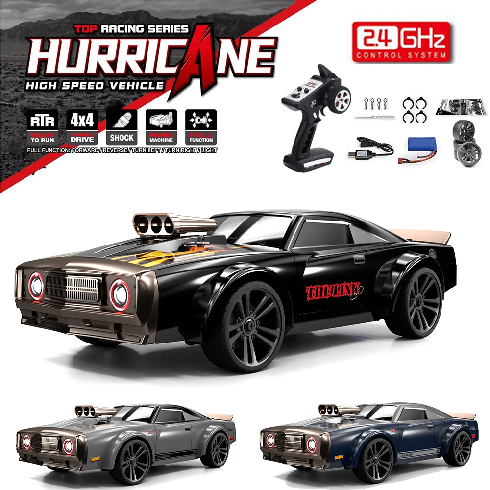 

1/16 Rc Drift Car High Speed with Led Headlight Radio Remote Controlled Drift Racing Toys Electric Off-road Car for Boys Gift