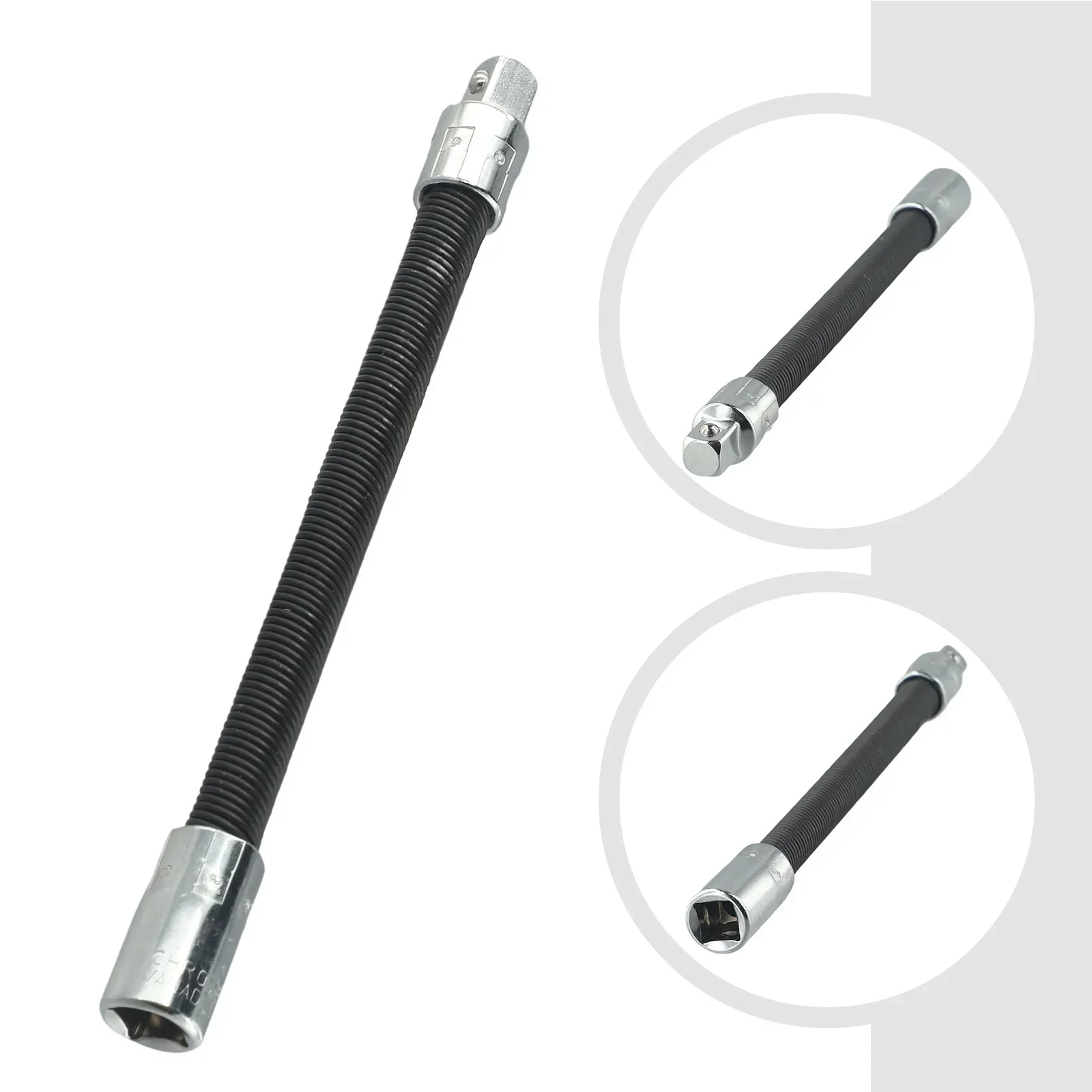 Imagem -03 - Driver Flexível Longo Soquete Extensão Haste Adaptador Interface Quadrada Chave de Catraca para Broca Eletrônica Ferramenta Mão 1