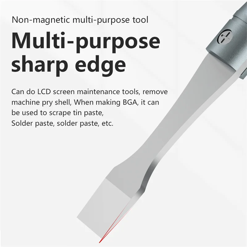 MaAnt M-068 Non-Magnetic Scraper Tool for Phone PCB Motherboard Repair Solder Paste Mixing BGA Reballing Disassembly Knife Tools