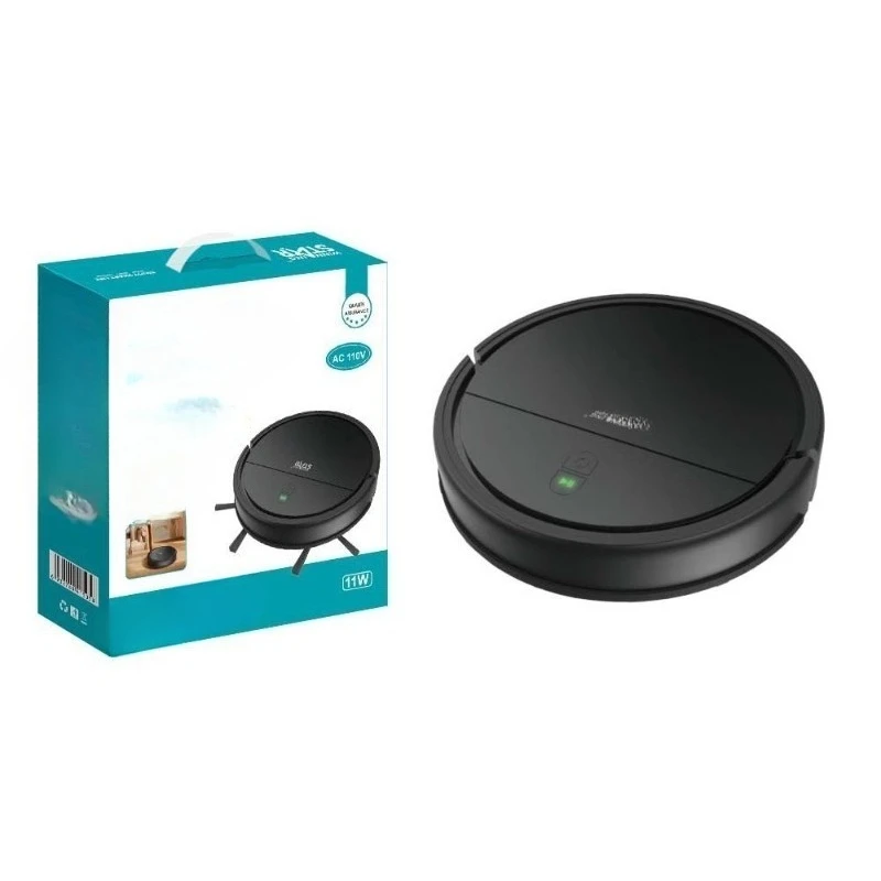 Automatic Smart Robot Vacuum Cleaner Suction Sweep 2‑in‑1 Home Floor Cleaning Robot With Replaceable Battery 110V