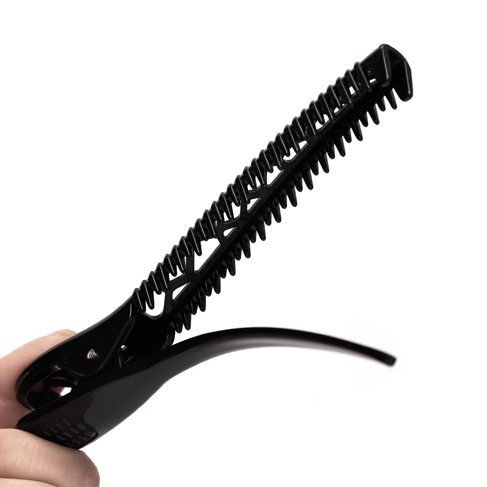 Alligator Hair Clips Hairdressing Clamps Claws Hollow Out Clips Barber Toothed Belt Hairpin Strong Grip Salon Styling Tools