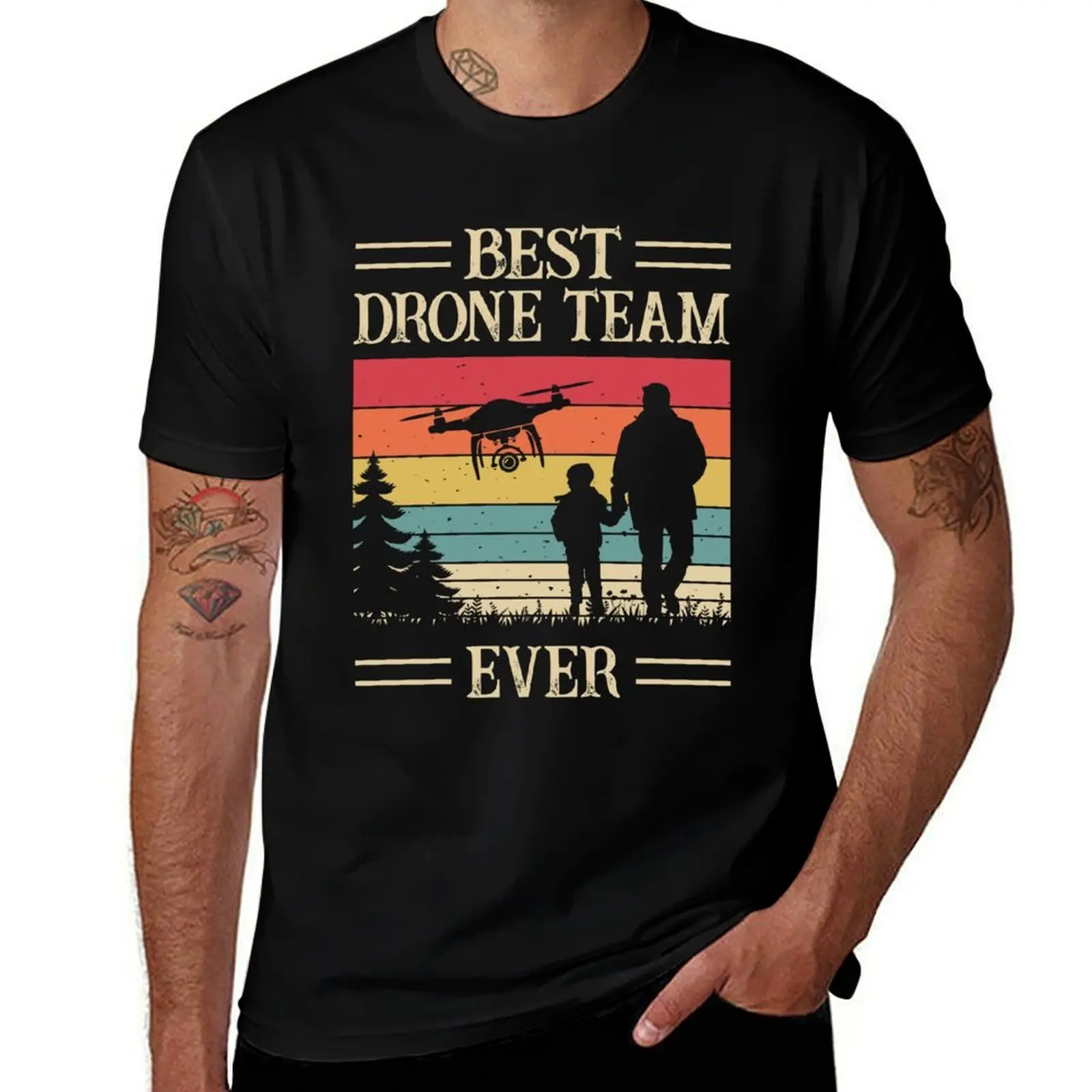 

Best Drone Team Ever - Drone Pilot - Father's Day T-Shirt man t shirts graphic graphic t shirts for man T-Shirt