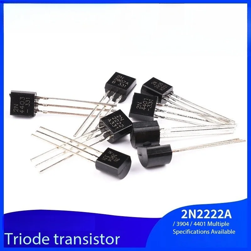 10-50PCS Triode 2N2222A 3904 4401 5551 2907A 3906 4403 5401 Direct TO-92