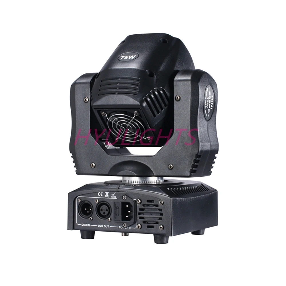 Imagem -03 - Led Moving Head Light com Gobo e Roda de Cor dj Beam Lights Disco dj Equipment 75w Pcs