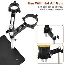 Magnetic soldering third hand with magnifier #5
