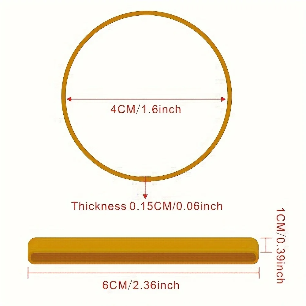 Imagem -02 - Anéis de Borracha Amarela para Escritório Uso Diário Elástico Bandas Elásticas Suprimentos de Embalagem Alta Qualidade 100 Unidades