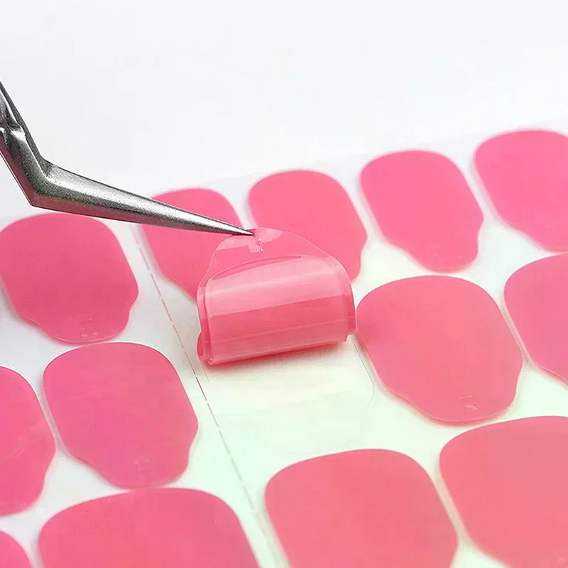 5 Sheets Double Sided Glue Nail Sticker Adhesive Tabs Waterproof Breathable Fake Nail Glue Stickers Jelly False Nails Tips