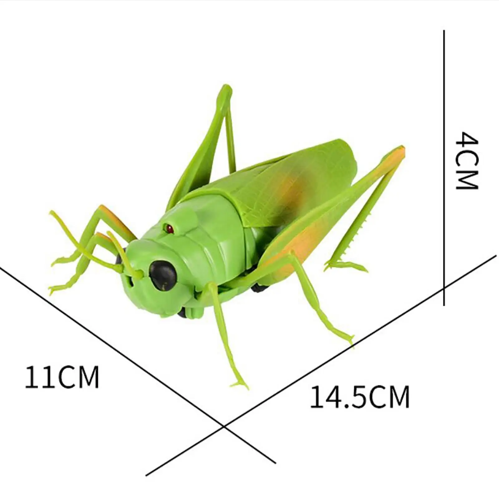 Simulation RC Grasshopper Toy, Tricky Toys Remote Control Animal Toy for Kids 6 and Up Gift