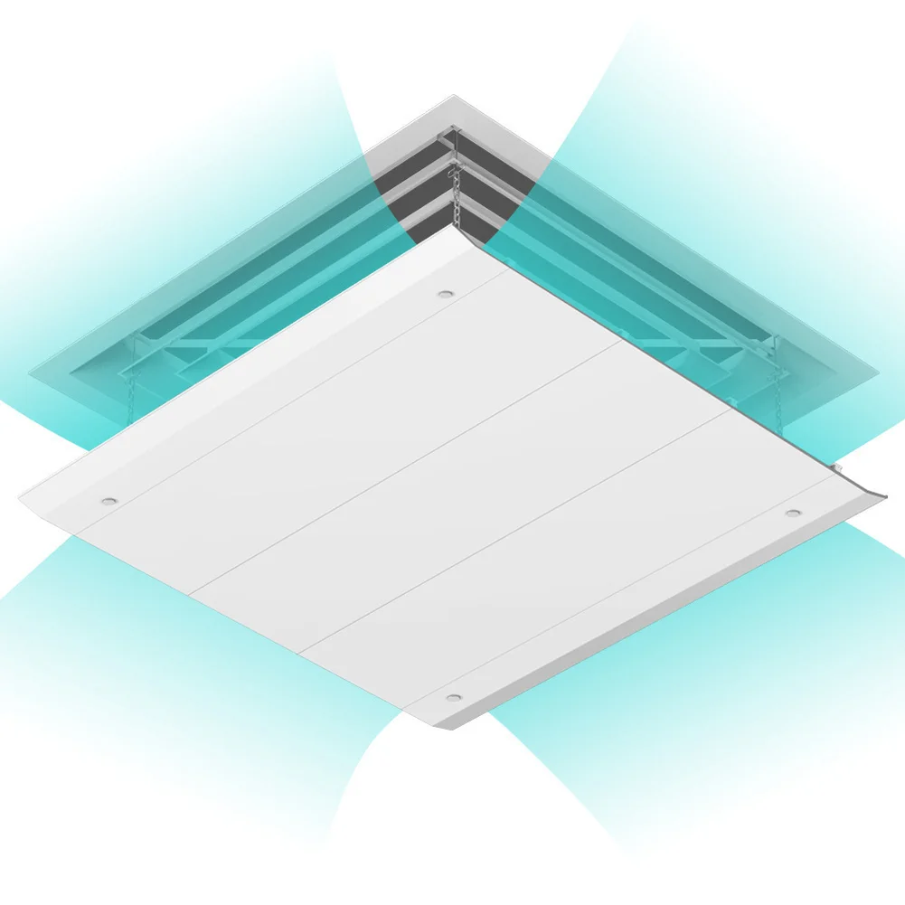 Square Central Air Conditioner Deflector For Efficient Cooling & Even Airflow Distribution For Home And Office