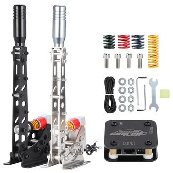 USB Sim Racing GamesBrakes, freio de mão para Logitech, G29, G27, G25, T300, T500, RS, PC, 64bit Load Cell, ajustável freio hidraulico carro corrida freio de mão usb mao para pc simulador