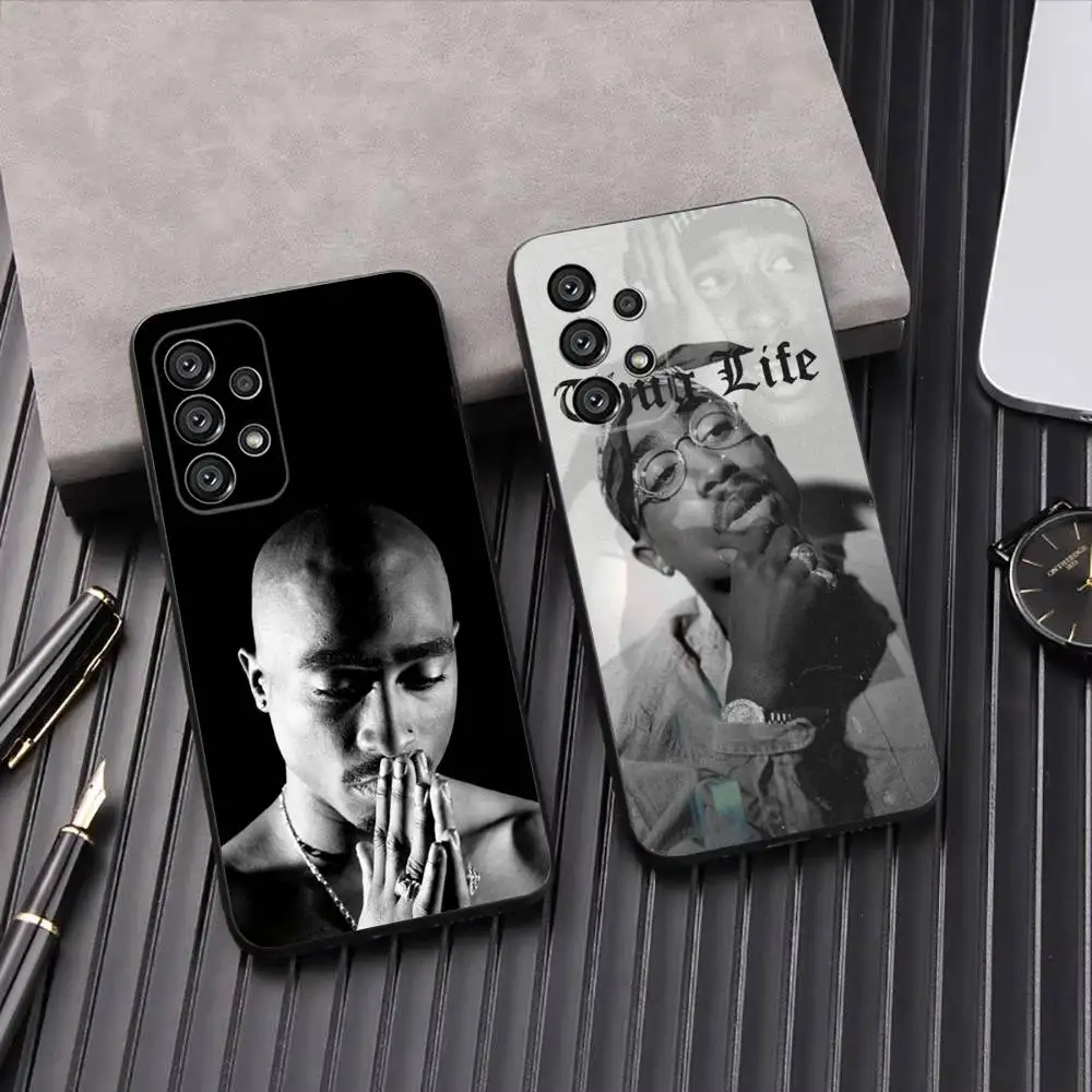 

T-Tupac S-Shakur Phone Case For Samsung Galaxy A13,A21s,A22,A31,A32,A52,A53,A71,A80,A91 Soft Black Shell