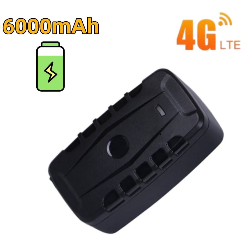 TK918 4G GPS Vehicle Tracker Locator with 6000mAh Battery Magnetic Finder Positioner Real-Time Geofence Vibration & Overspeed Al