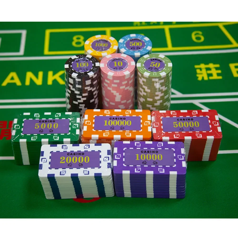 Fancy Poker Chip Set Deluxe Poker Chip Game Set With Luxury Box Gaming Poker Chip Set