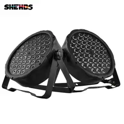 SHEHDS LED Flache 54x3W RGBW Par Licht DMX512 Steuerung Bunte Für DJ Disco Familie Hochzeit Party bar Bühne Effekt Licht Ausrüstung