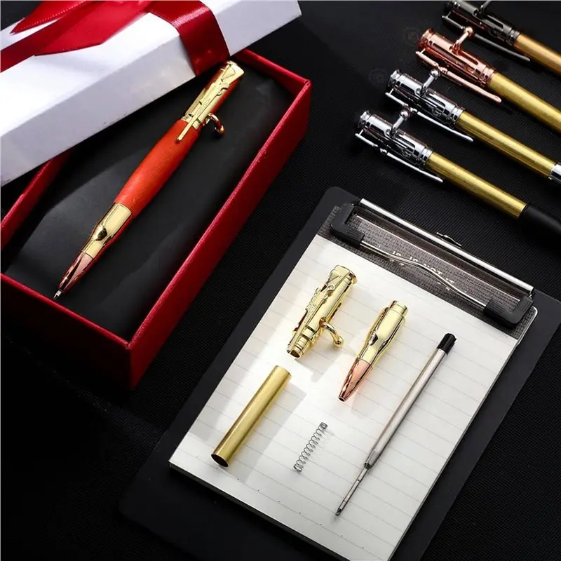 A53M-45 Pcs Wooden Pen Set Ballpoint Pen Set School Supplies For DIY Making Classroom Supplies Teacher Student Gifts