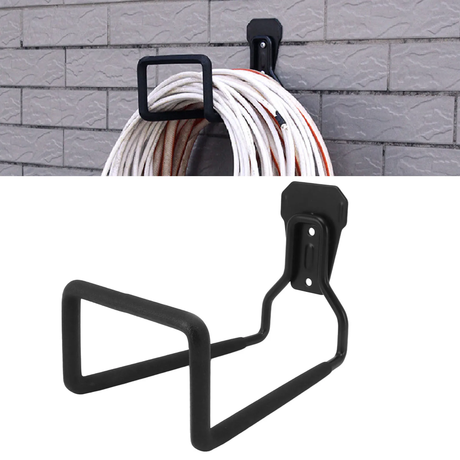 Garden Hose Hanger Water Hose Holder  Heavy Duty Rust Resistant Metal Garage Wall Hooks for Outdoor Garden Garage