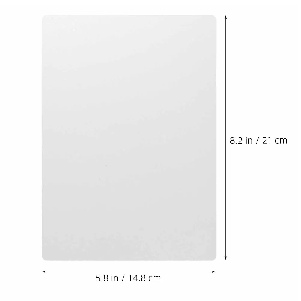 Fundas de plástico para documentos 50 Uds A5 protectores de páginas de PVC transparente para carpetas presentaciones informes cubiertas organizadoras de planificador portátil