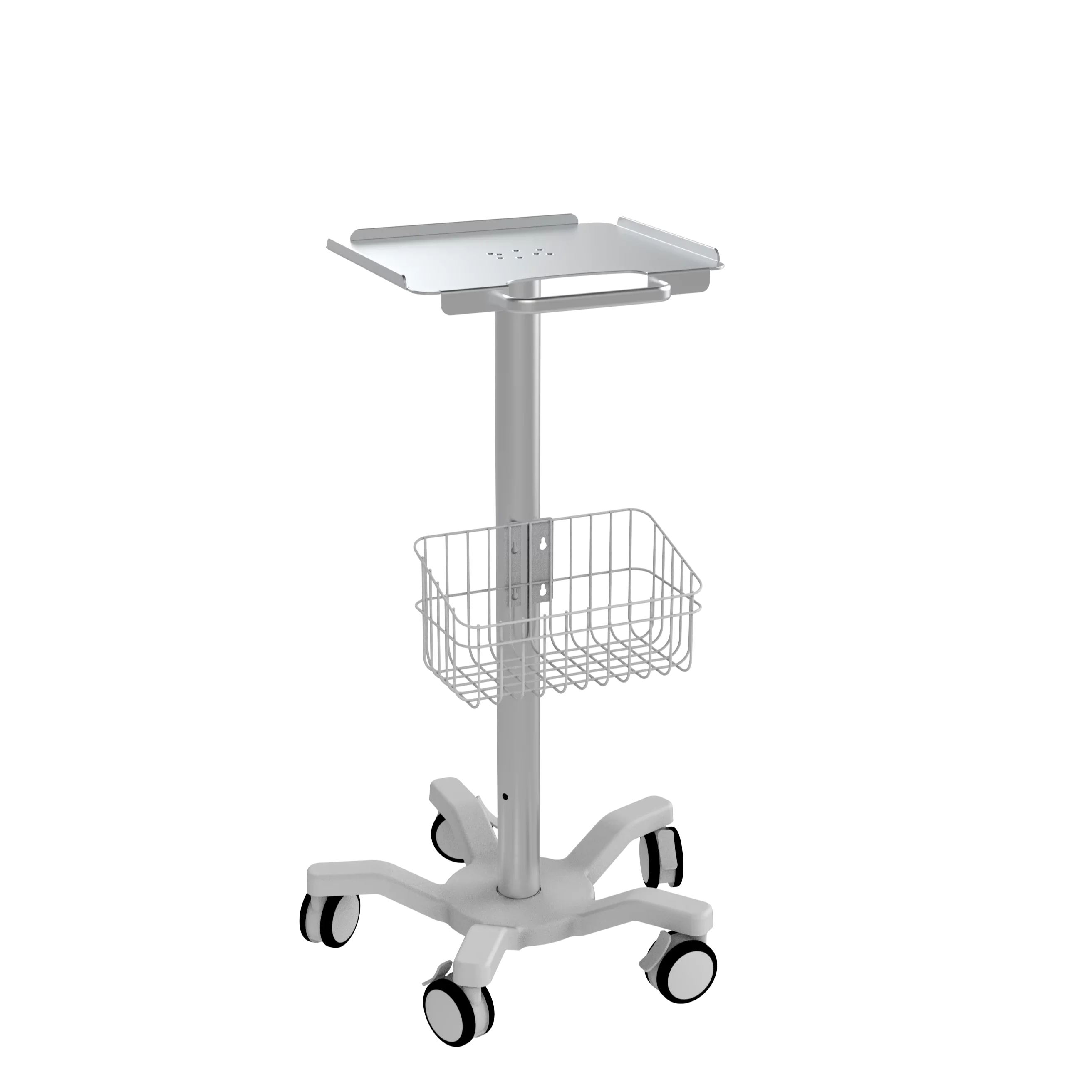QD MEDICAL QD-ECH5A-07 Heavy Duty ECG&Ultrasound Cart Monitor/Printer Mounts-35kg Load Hospital Medical Trolley ISO13485