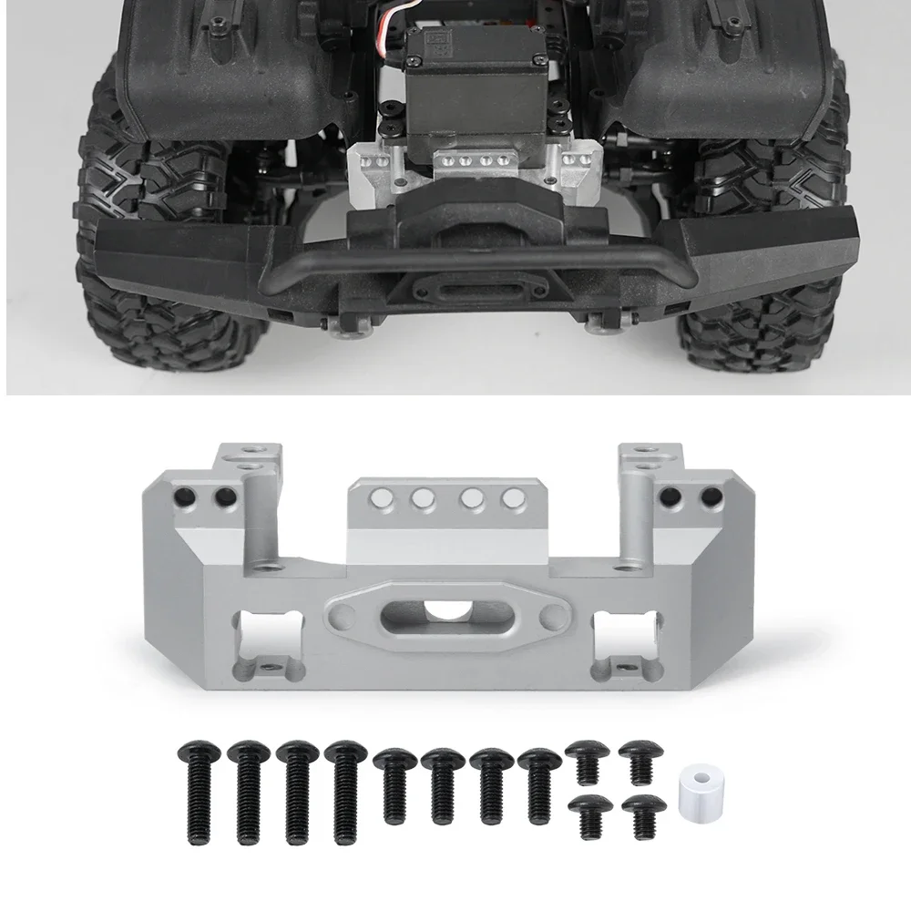 AXSPEED TRX4 Mocowanie przedniego zderzaka Stojak do montażu serwomechanizmu 1/10 RC Crawler Car TRX-4 Bronco Upgrade Parts