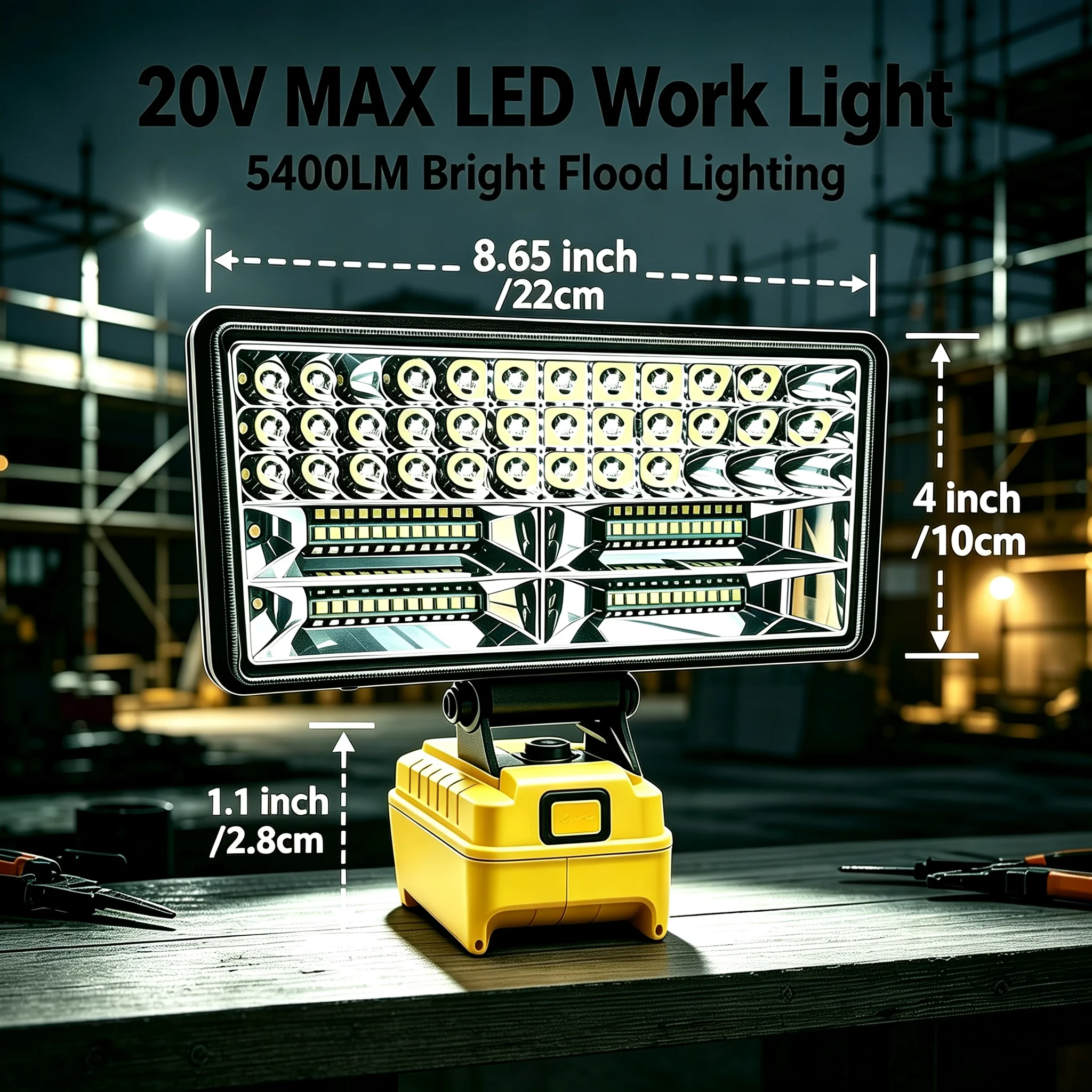 20V MAX LED Work Light, 5400LM - đánh giá và giá Outdoor Lighting Not Working