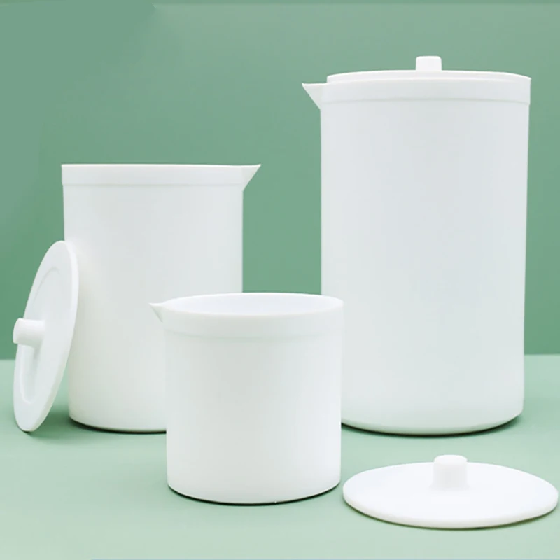 

Reinforced Teflon PTFE beaker laboratory beaker resistant to high temperature acid and alkali