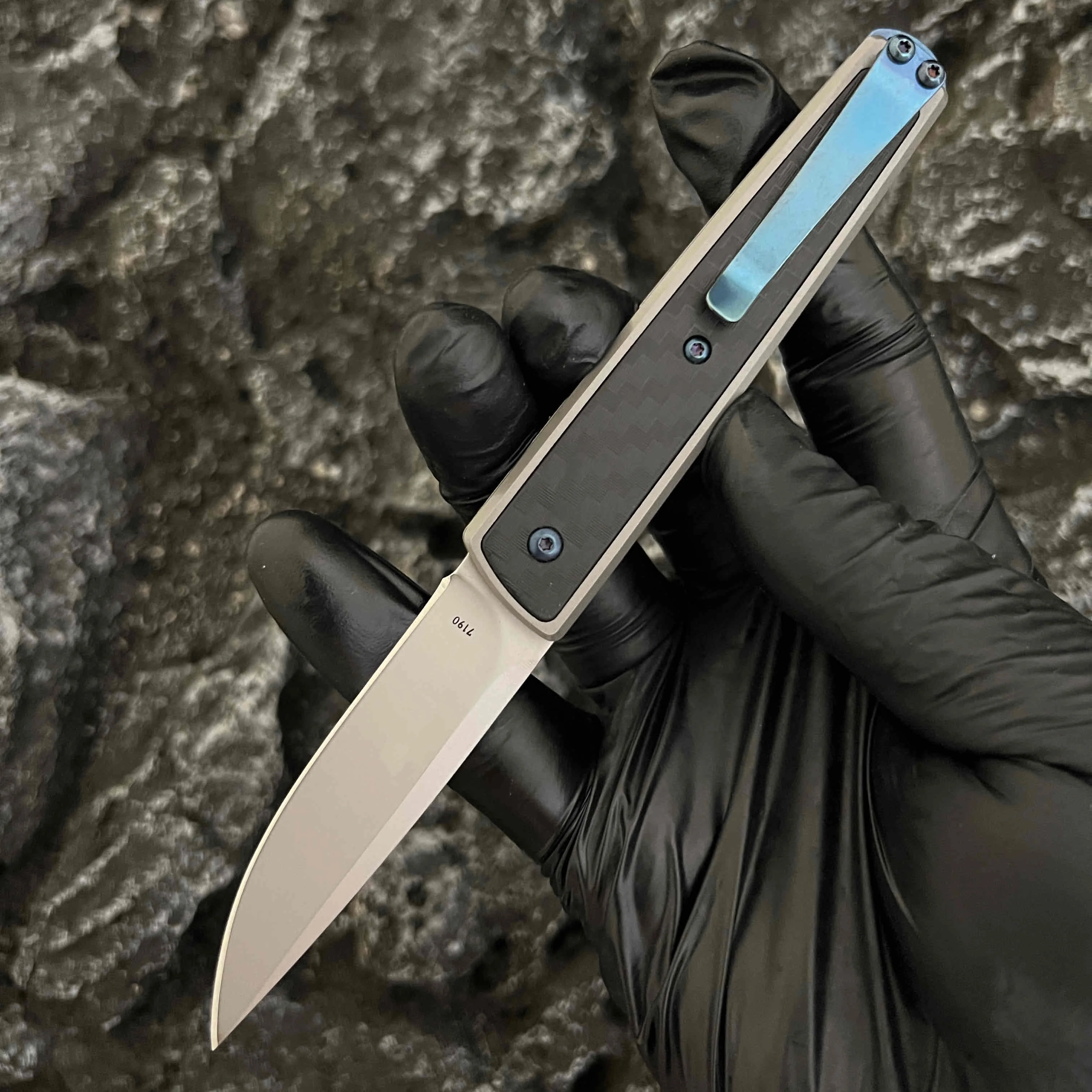 Novo ao ar livre edc montanhismo faca de pesca 7190 acampamento portátil lockless 8cr dobrável frutas brincalhão faca ferramenta afiada