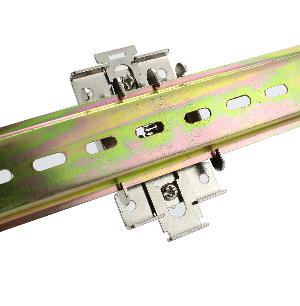 Single Phase SSR 35MM DIN Rail Fixed Solid State Relay Clip Clamp with 2 Mounting Screws