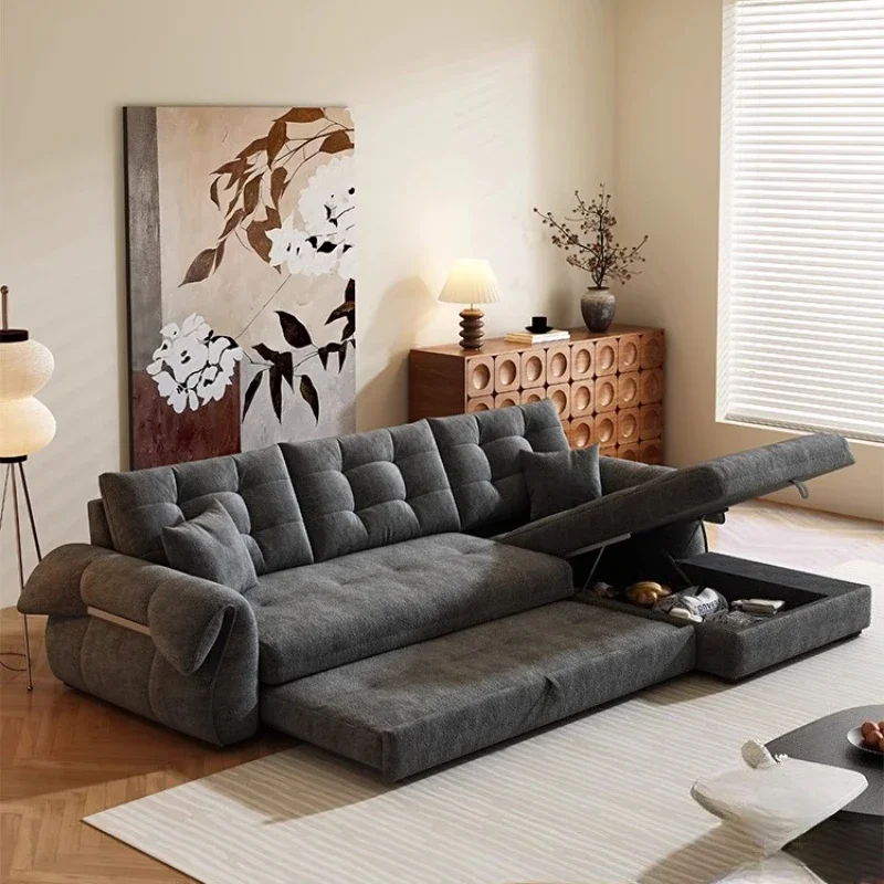 Modern Storage Sofas Multifunction Apartment Convertible Lazy Sofas Elegant Comfortable Sillon Individual Home Furniture