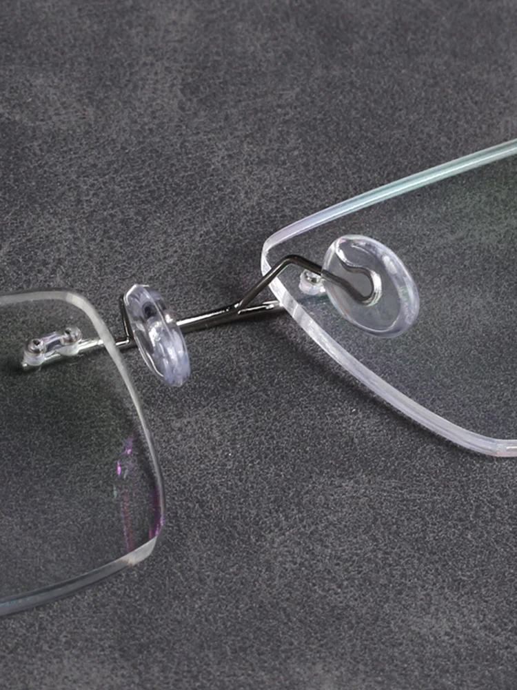 COLOUR_MAX Push in Eyeglass Nose Pads 5 par zatrzasków w okularach Nose Piece Miękkie silikonowe nakładki na nos Antypoślizgowa osłona nosa — zdjęcie 2