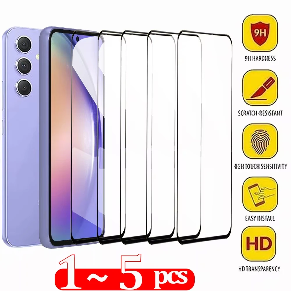 

1-5PCS 9H Protector For Xiaomi Redmi Poco X6 X5 X4 X3 Mi 13 12 11 lite 5G NE Tempered Glass 12T 10T 13T F6 F5 F2 M5Tempered film
