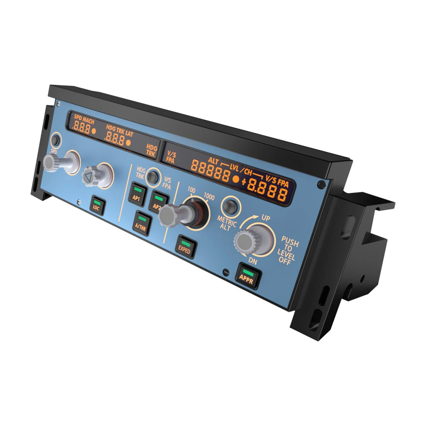 Flight Simulator A320 FCU Driving Mode Flight Control Panel Flight Game Support for SIMAPP Plug and Play Simulator for X-Plane