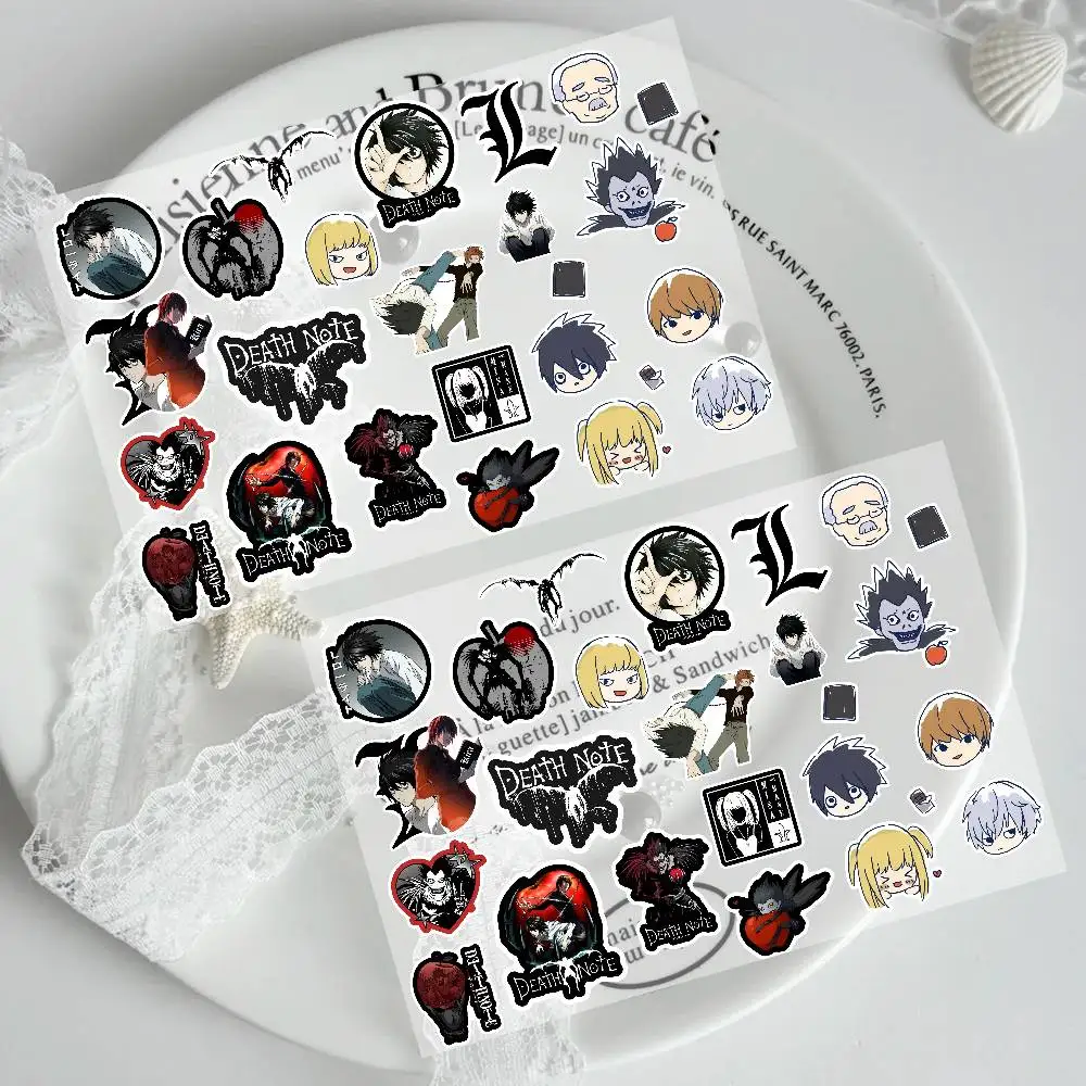 ملصقات مذكرة الموت أنيمي لجرافيتي سكيت الكمبيوتر المحمول زجاجة ماء لعبة دراجة نارية للأطفال اكسسوارات الديكور #1