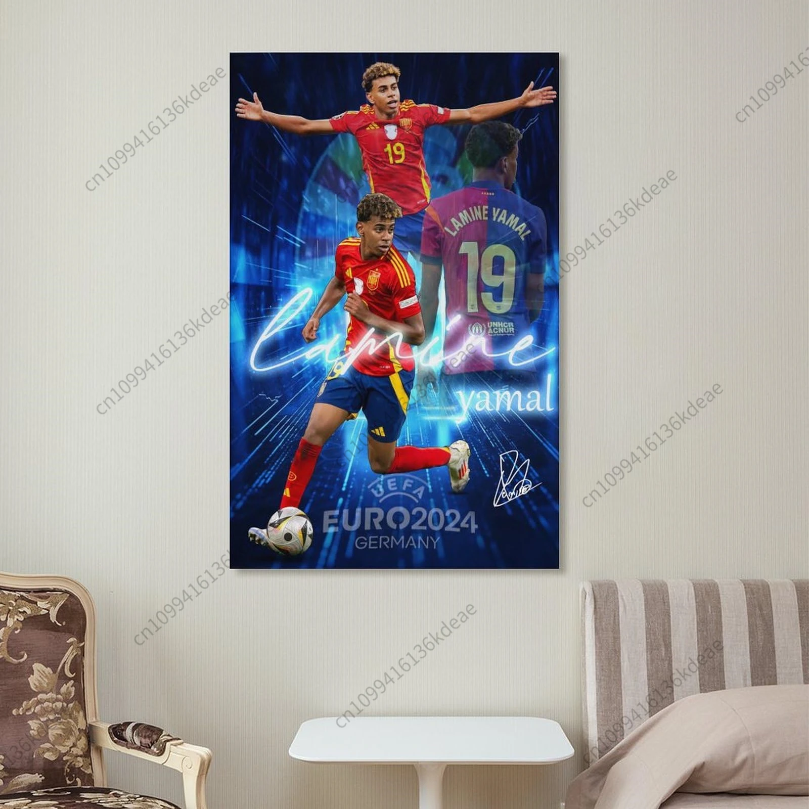 

Настенный гобелен CoolY-Jamal's, плакат с футбольной звездой, гобелены, эстетическая настенная ткань для спальни, Фоновая ткань для общежития, подарок