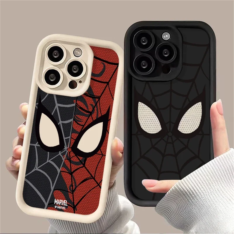 For Xiaomi Redmi 12C 13C Note 12 11 13 Pro Plus 4g 5g 12S 11S 10S 10 9 9S 8 Marvel Spider Man Case Soft Silicone Bumper Cover