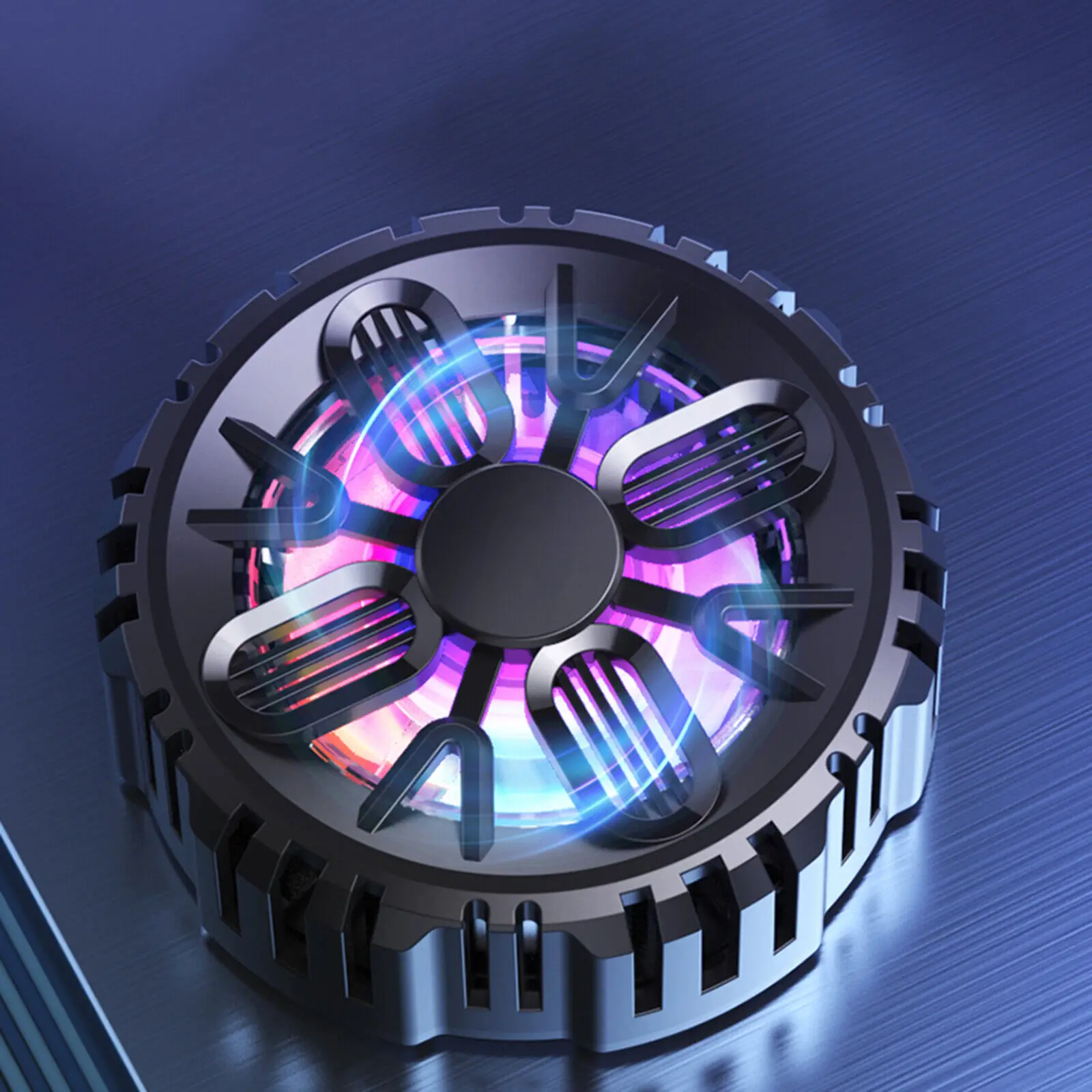 Radiator Semikonduktor Magnetik untuk Ponsel iPad Tablet Turbo Sistem Pendingin Game ABS Badai Kipas Pendingin Cepat Penyerap Panas Suara Rendah