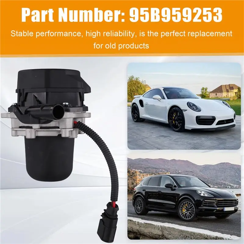 For 911 T/GT2RS 911 Turbo 911 GT3/RS Cayenne E2 Macan Panamera 970 Compatible 95B959253 Car Secondary Air Injection Pump
