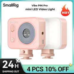 SmallRig Vibe P96 Pro mini LED Video Light  Pink Black Color Can Choose, 1.2 hours Battery Life 2500K-6500K