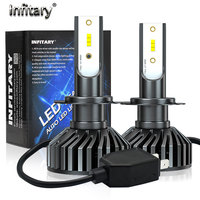 Infitary Canbus Car Headlights Bulb LED H4 H7 H1 H3 H11 H13 H27 880 HB3 HB4 9004 9007 20000LM CSP 6500K 4500K On Auto Fog Lights