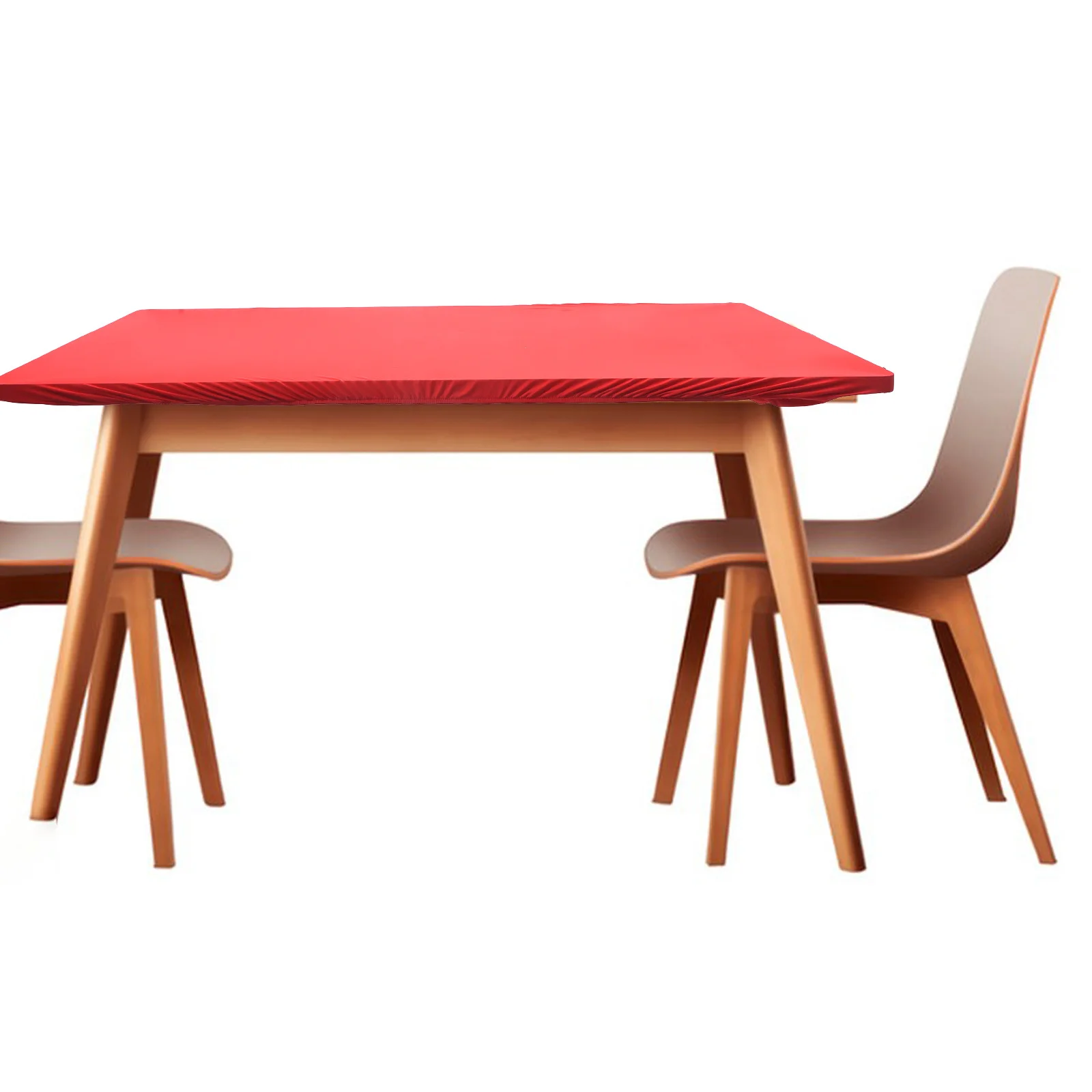 

Washable Picnic Table Cloth Fitted Cover Durable Milk Fiber Material Protective Home Office Use Party Table Cloth