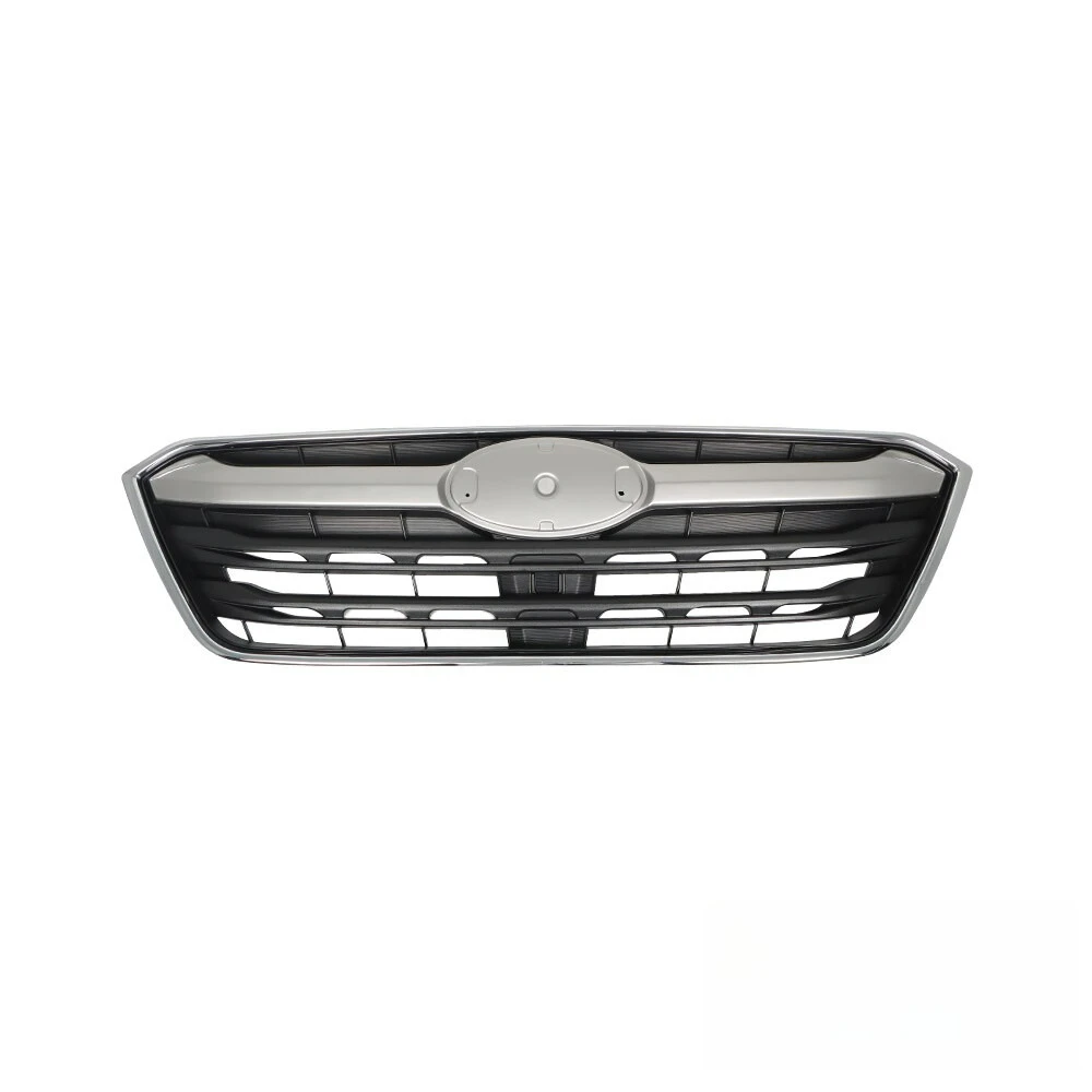 W/Chrome Grill Front Bumper Upper Grille Black For Subaru Outback 2020 21 2022