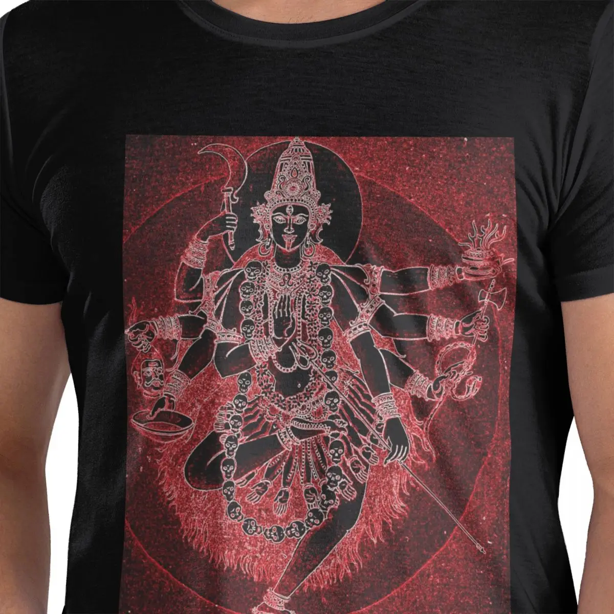 

Cosmic Kali Ma - Hindu Goddess Of Destruction 100% Cotton T-Shirt Men's Oversized T Shirts Men O-Neck Short Sleeve S-6XL